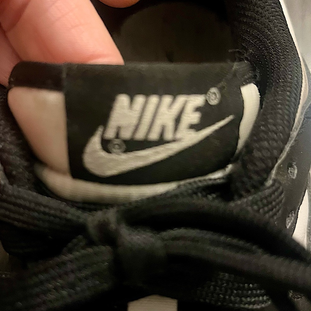 Nike Dunk Low Retro in Black & White (Panda) Classic Low-Top Nike Dunk Sneakers - Picture 5 of 16